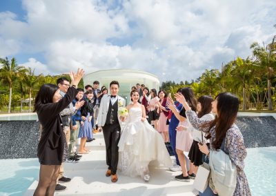 沖繩藍色海洋教堂幸福分享