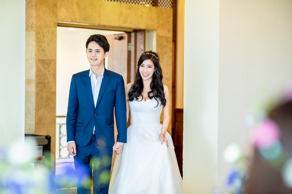 家榛｜冲绳蓝色海洋教堂真实婚礼分享