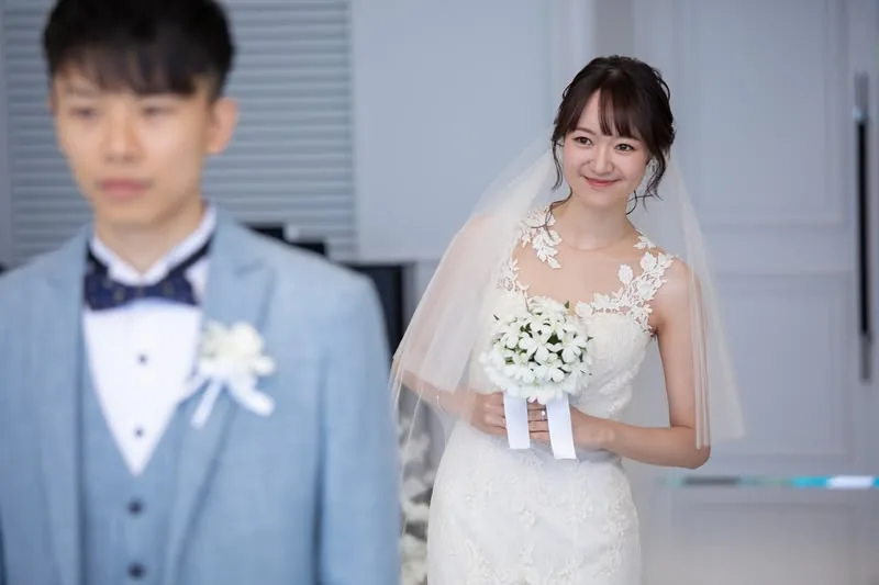 Gary 与 Queena|冲绳海之镜教堂双人海岛婚礼真实分享 Gary 与 Queena|冲绳海之镜教堂双人海岛婚礼真实分享