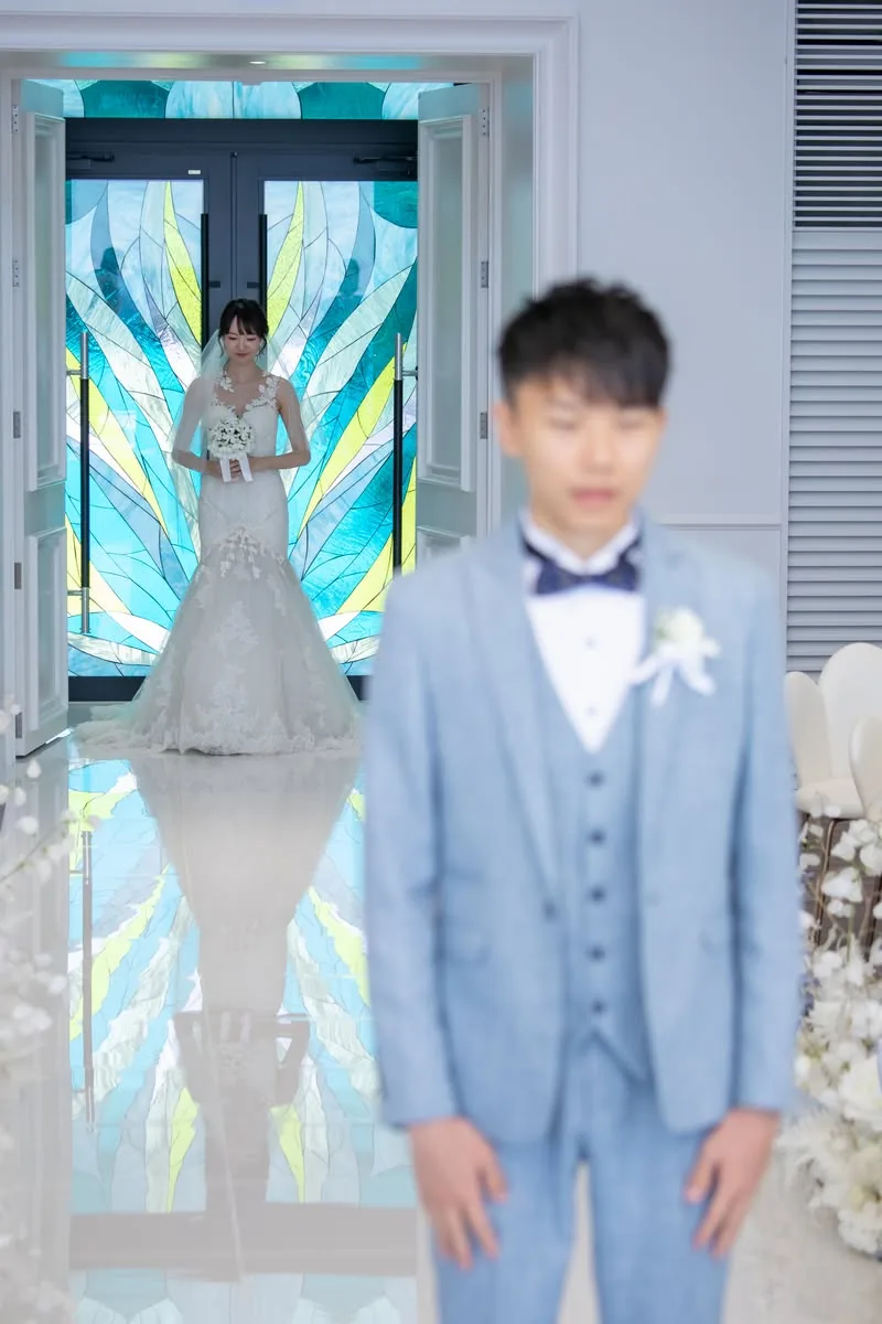 Gary 与 Queena|冲绳海之镜教堂双人海岛婚礼真实分享 Gary 与 Queena|冲绳海之镜教堂双人海岛婚礼真实分享