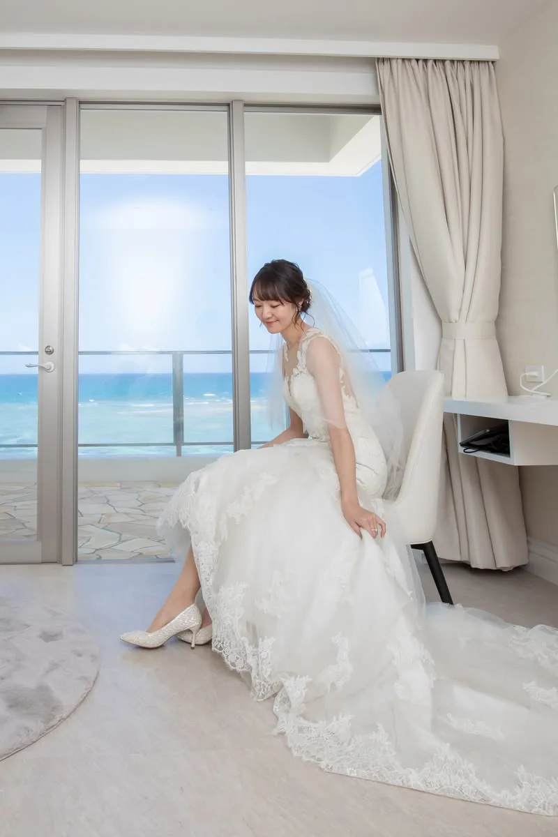 Gary 与 Queena|冲绳海之镜教堂双人海岛婚礼真实分享 Gary 与 Queena|冲绳海之镜教堂双人海岛婚礼真实分享