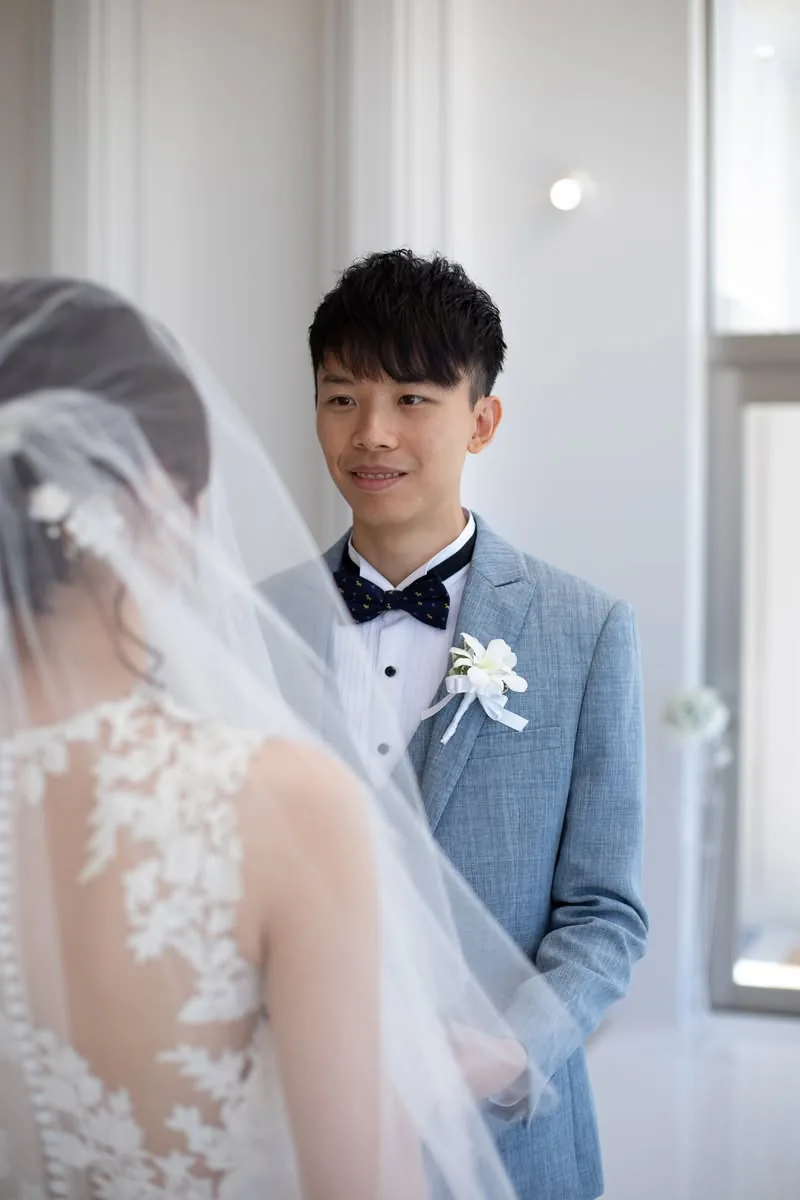 Gary 与 Queena|冲绳海之镜教堂双人海岛婚礼真实分享 Gary 与 Queena|冲绳海之镜教堂双人海岛婚礼真实分享