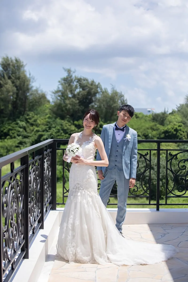 Gary 与 Queena|冲绳海之镜教堂双人海岛婚礼真实分享 Gary 与 Queena|冲绳海之镜教堂双人海岛婚礼真实分享