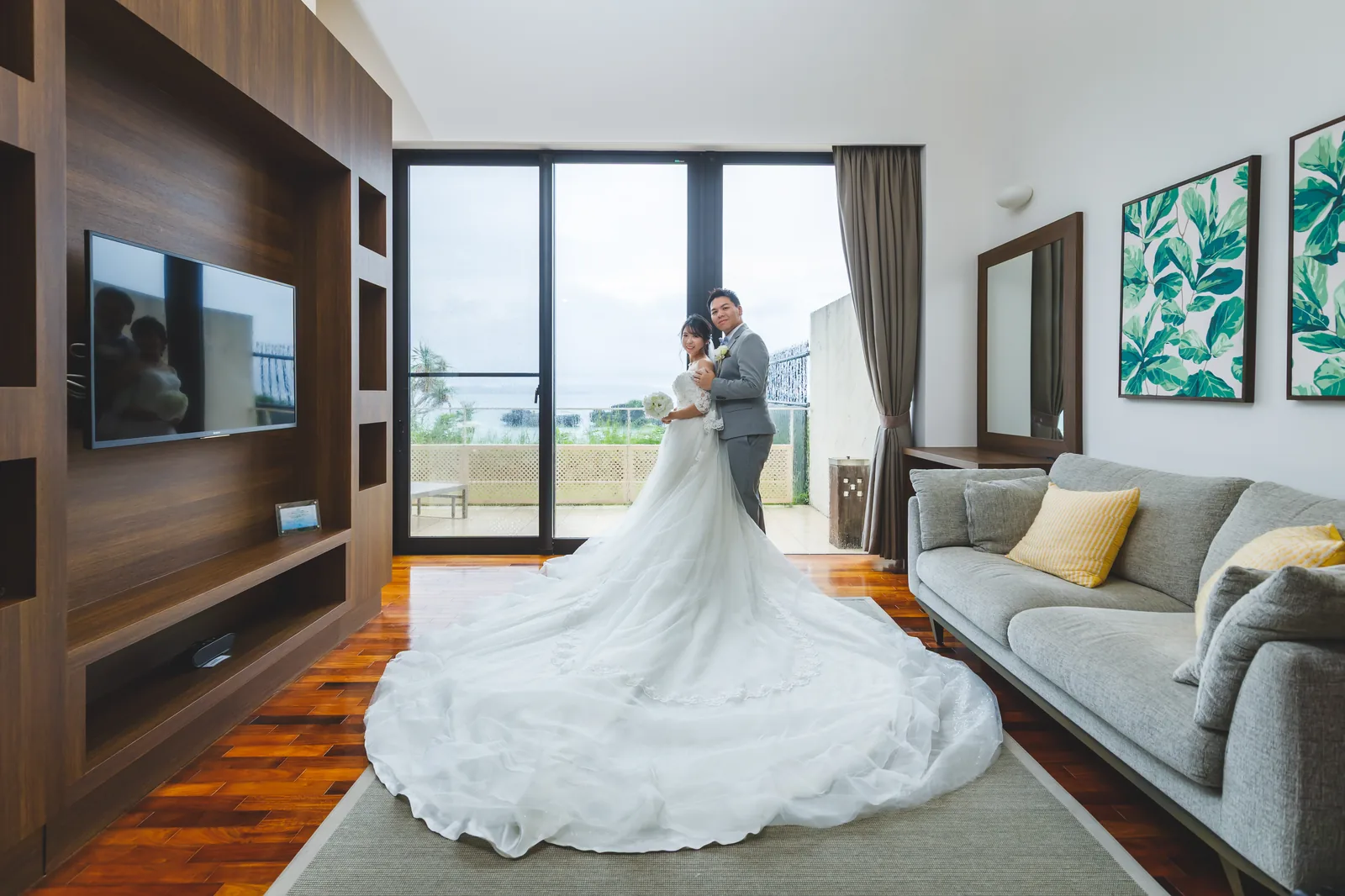 钰杰与心瑜|冲绳五感艾妮丝教堂户外花园婚宴真实分享 钰杰与心瑜|冲绳五感艾妮丝教堂户外花园婚宴真实分享