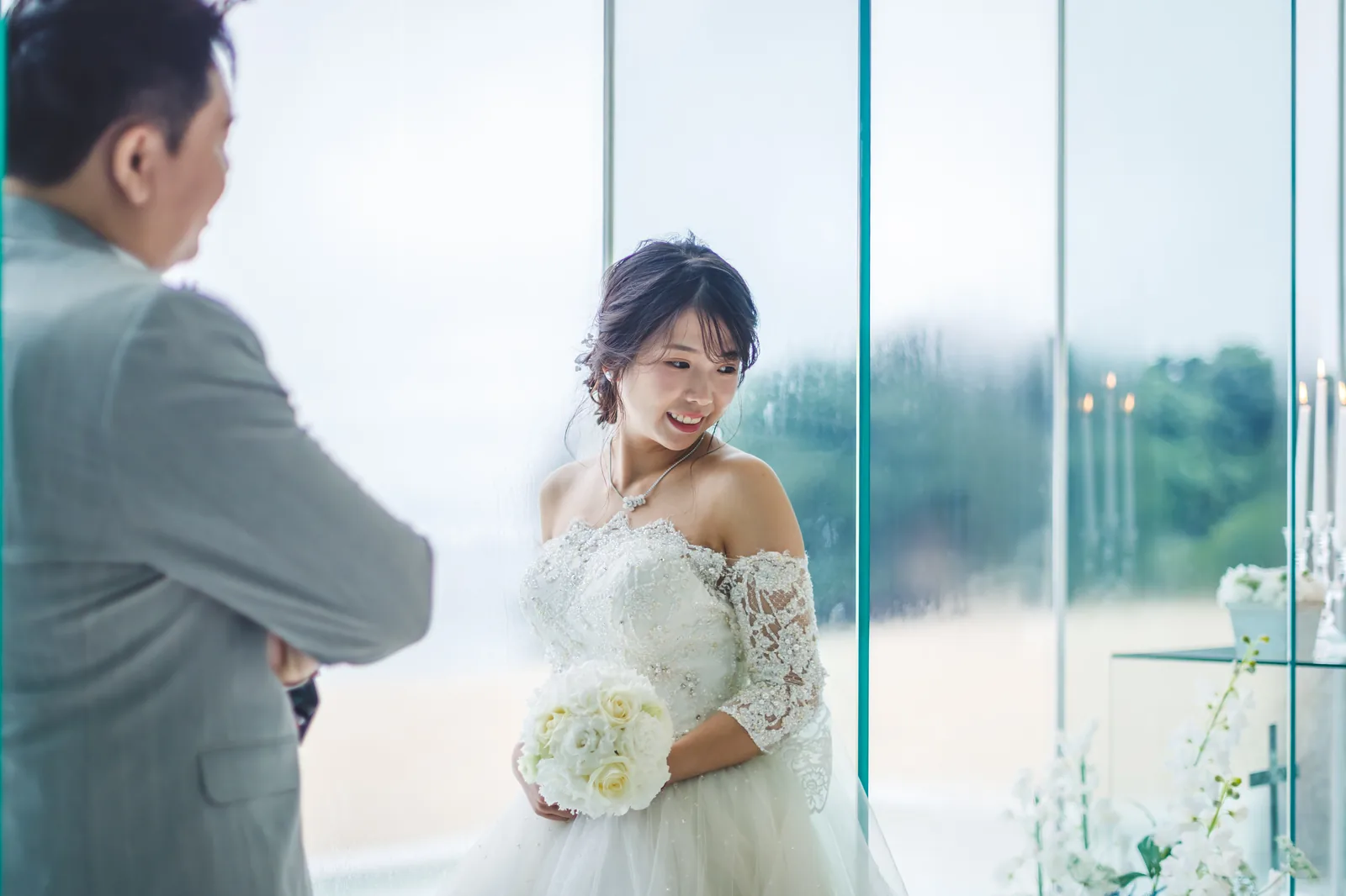 钰杰与心瑜|冲绳五感艾妮丝教堂户外花园婚宴真实分享 钰杰与心瑜|冲绳五感艾妮丝教堂户外花园婚宴真实分享