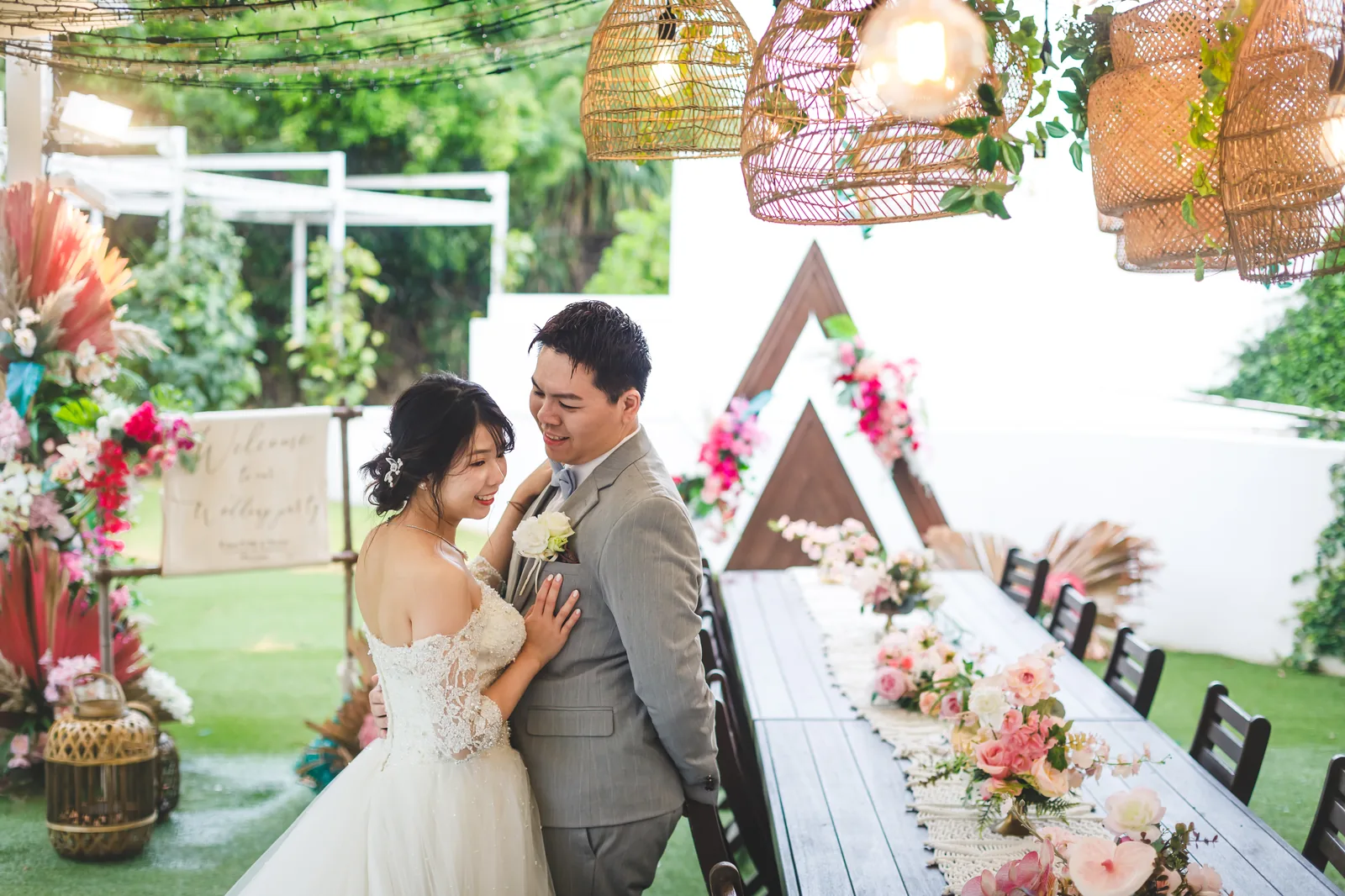 钰杰与心瑜|冲绳五感艾妮丝教堂户外花园婚宴真实分享 钰杰与心瑜|冲绳五感艾妮丝教堂户外花园婚宴真实分享