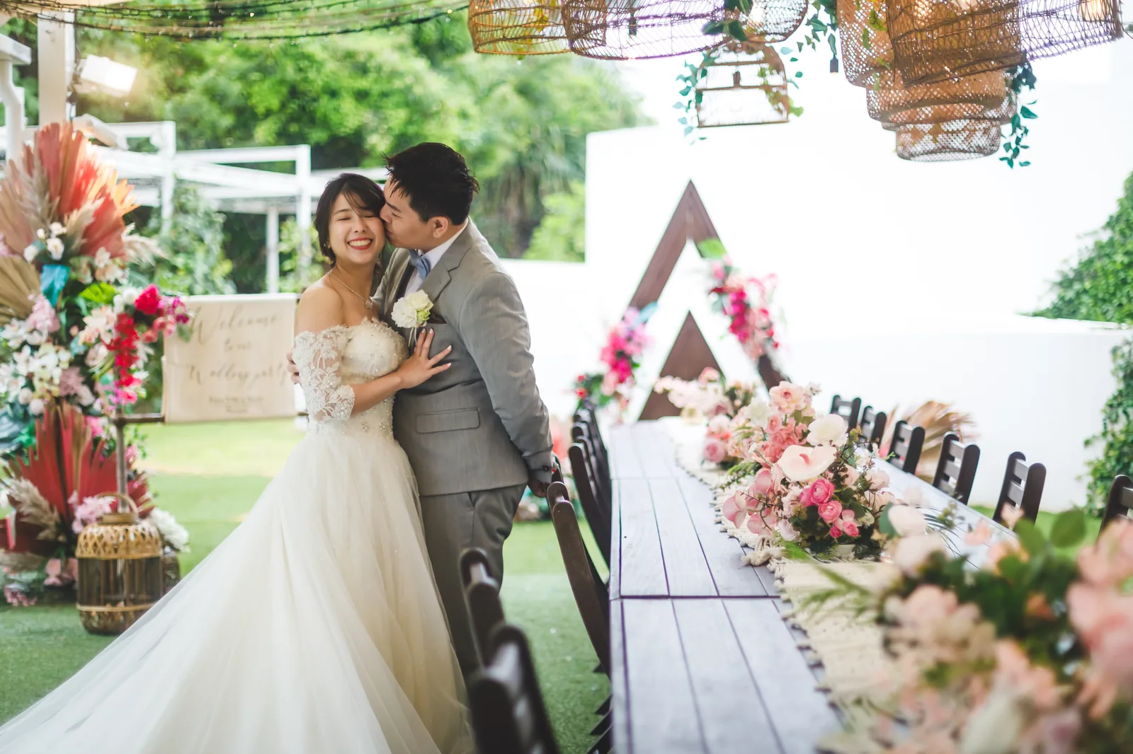 钰杰与心瑜|冲绳五感艾妮丝教堂户外花园婚宴真实分享 钰杰与心瑜|冲绳五感艾妮丝教堂户外花园婚宴真实分享
