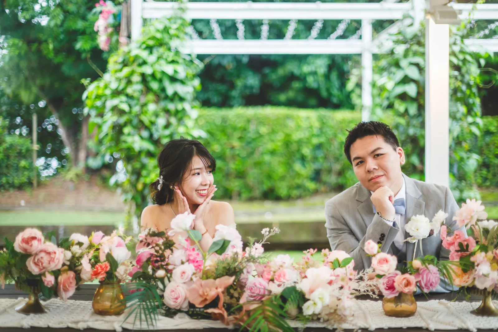 钰杰与心瑜|冲绳五感艾妮丝教堂户外花园婚宴真实分享 钰杰与心瑜|冲绳五感艾妮丝教堂户外花园婚宴真实分享