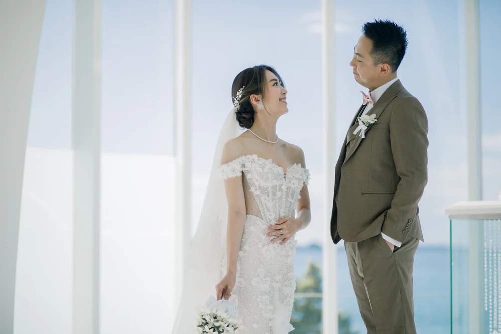 Ho Yin 与 Yin Wu|冲绳海之光教堂真实婚礼分享 Ho Yin 与 Yin Wu|冲绳海之光教堂真实婚礼分享