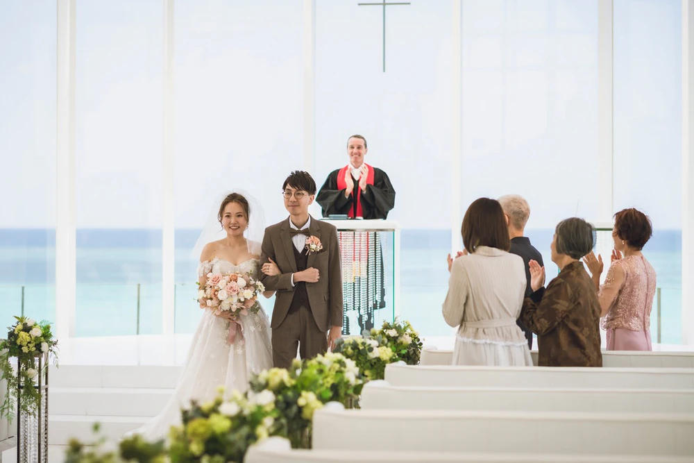 Lulu 与 Chiko|冲绳海之光教堂证婚+KARIYUSHI 婚宴 Lulu 与 Chiko|冲绳海之光教堂证婚+KARIYUSHI 婚宴