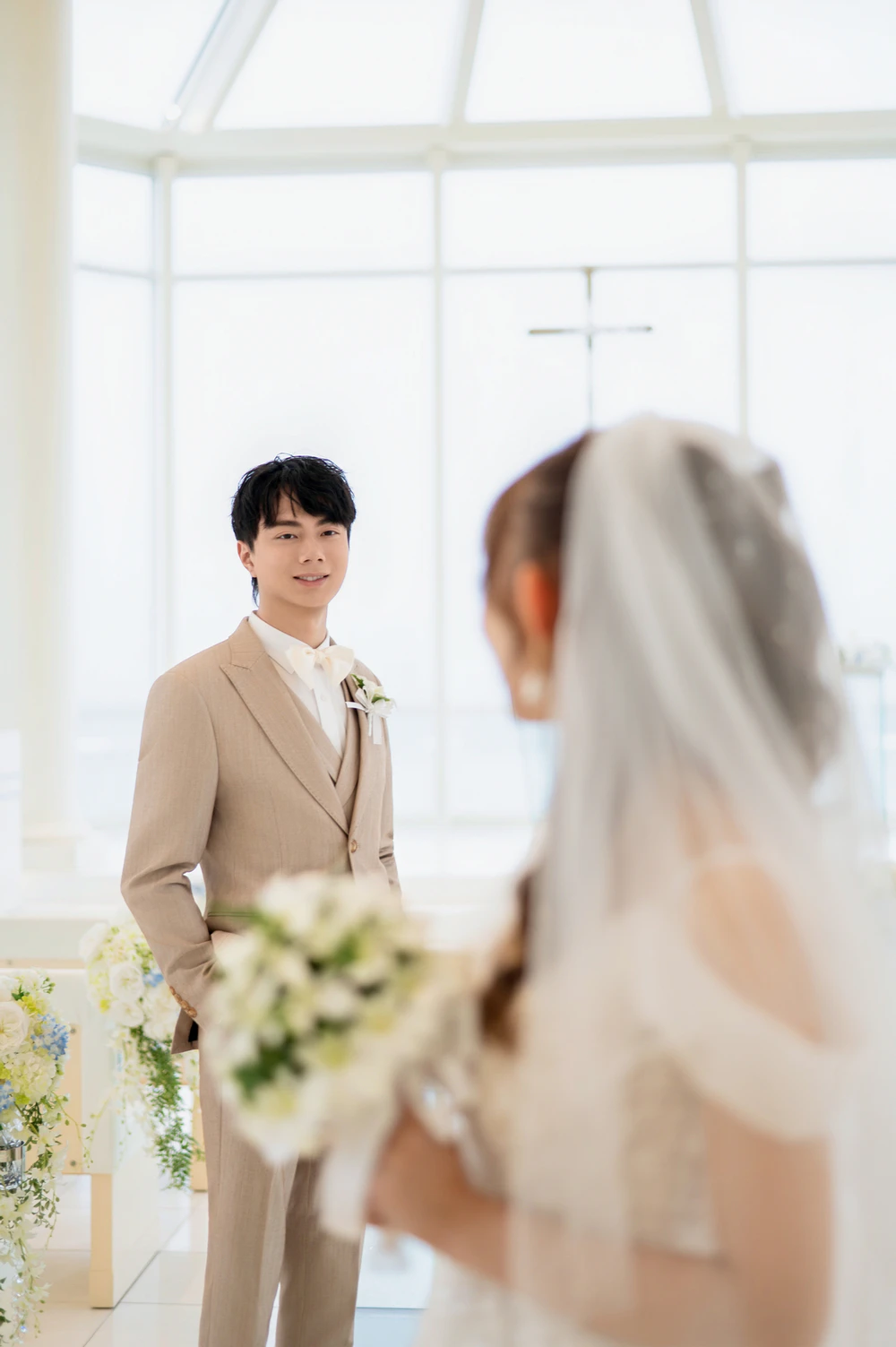 MAN 与 LIU｜冲绳海之翼克丽丝蒂教堂真实婚礼分享