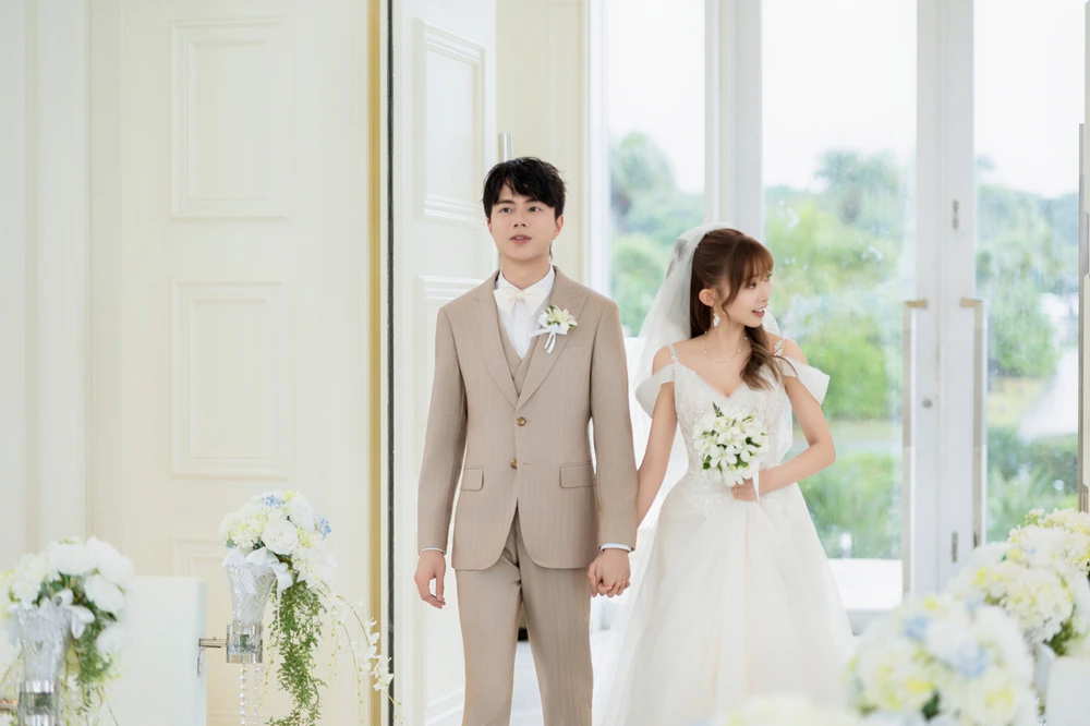 MAN 与 LIU｜冲绳海之翼克丽丝蒂教堂真实婚礼分享