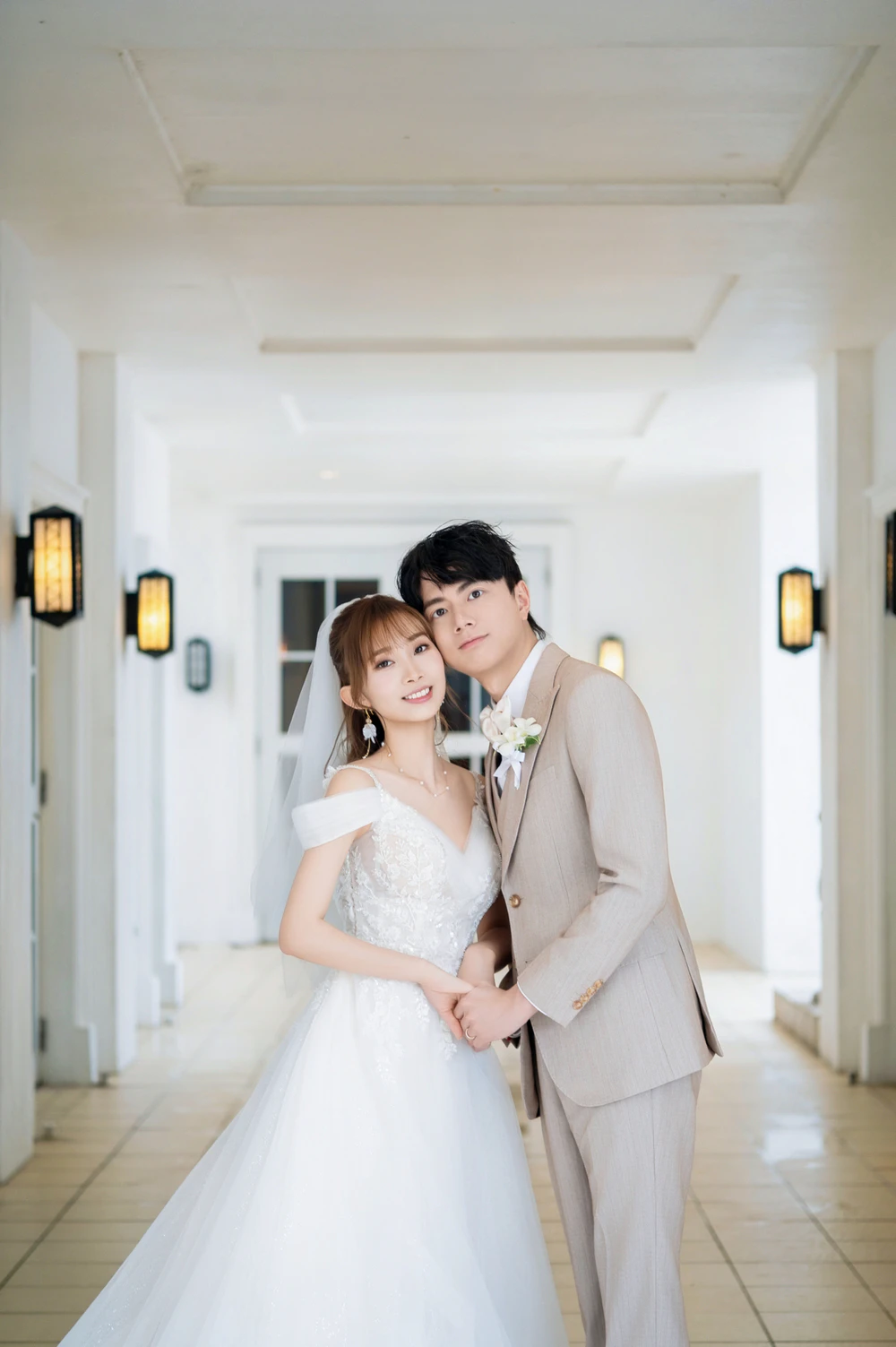 MAN 与 LIU｜冲绳海之翼克丽丝蒂教堂真实婚礼分享