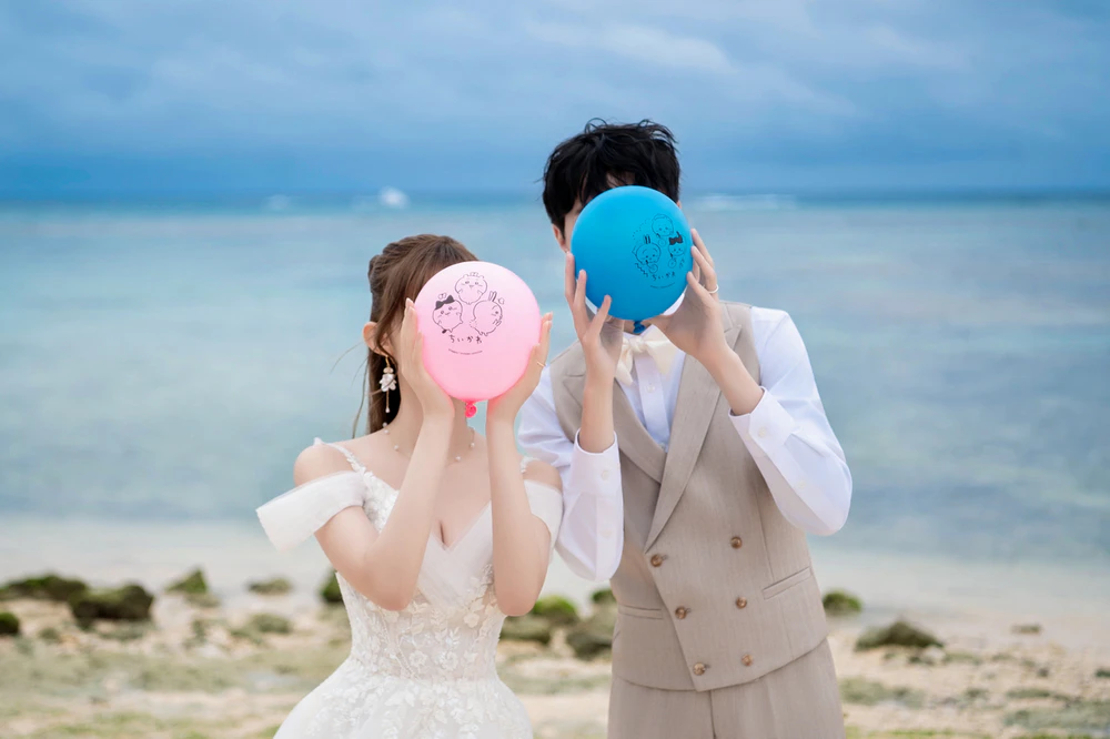 MAN 与 LIU｜冲绳海之翼克丽丝蒂教堂真实婚礼分享