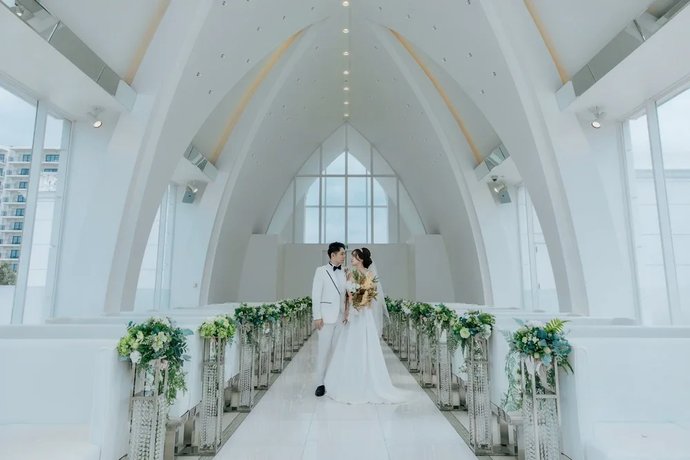 权训与俊婷|冲绳海之光教堂海外婚纱拍摄真实分享 权训与俊婷|冲绳海之光教堂海外婚纱拍摄真实分享