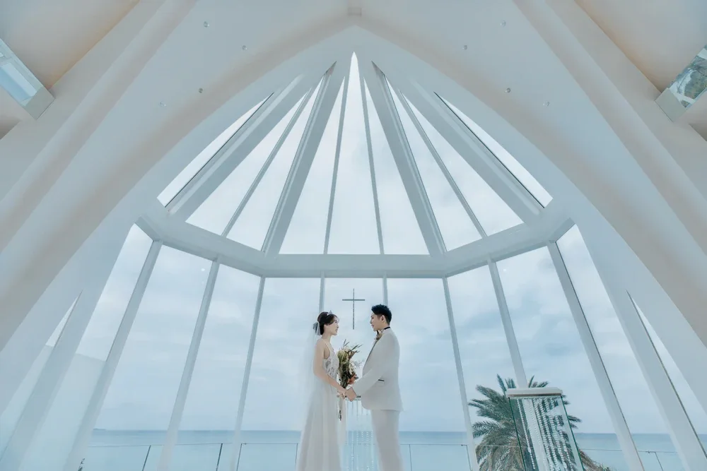 权训与俊婷|冲绳海之光教堂海外婚纱拍摄真实分享 权训与俊婷|冲绳海之光教堂海外婚纱拍摄真实分享