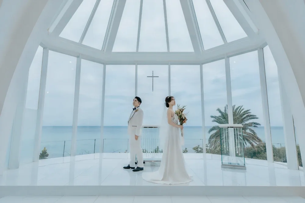 权训与俊婷|冲绳海之光教堂海外婚纱拍摄真实分享 权训与俊婷|冲绳海之光教堂海外婚纱拍摄真实分享