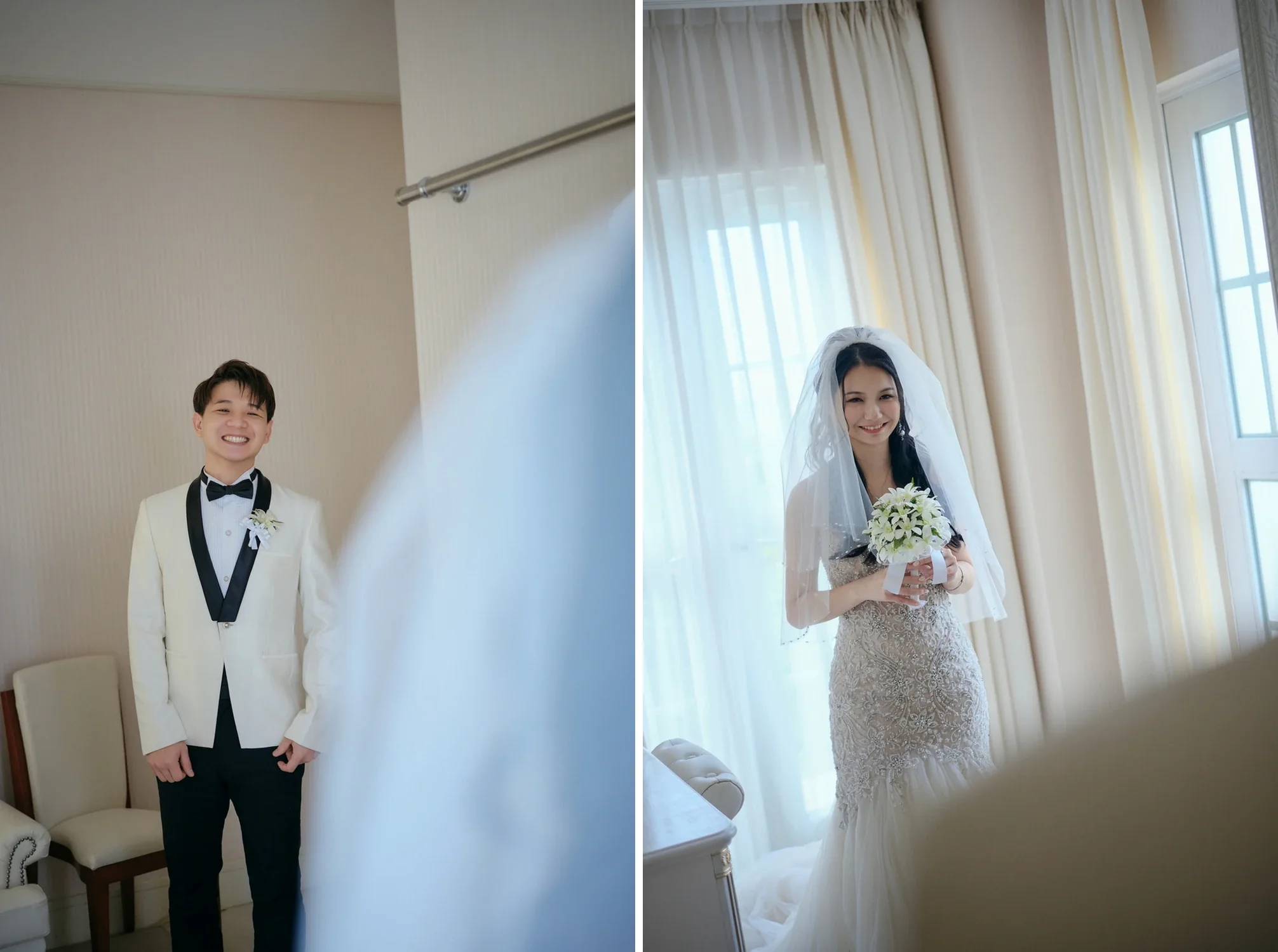 琇玟|冲绳海之翼克丽丝蒂教堂化妆室 First Look 真实婚礼分享 琇玟|冲绳海之翼克丽丝蒂教堂化妆室 First Look 真实婚礼分享