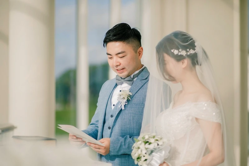 鍾先生与太太|冲绳海之翼克丽丝蒂教堂真实婚礼分享 鍾先生与太太|冲绳海之翼克丽丝蒂教堂真实婚礼分享